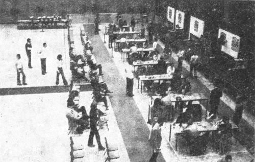 View at the game hall