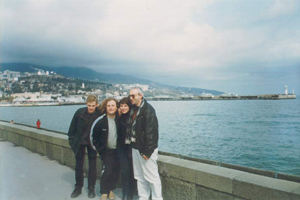 Suat Atalik and Anthony Miles in Crimea, March 1999