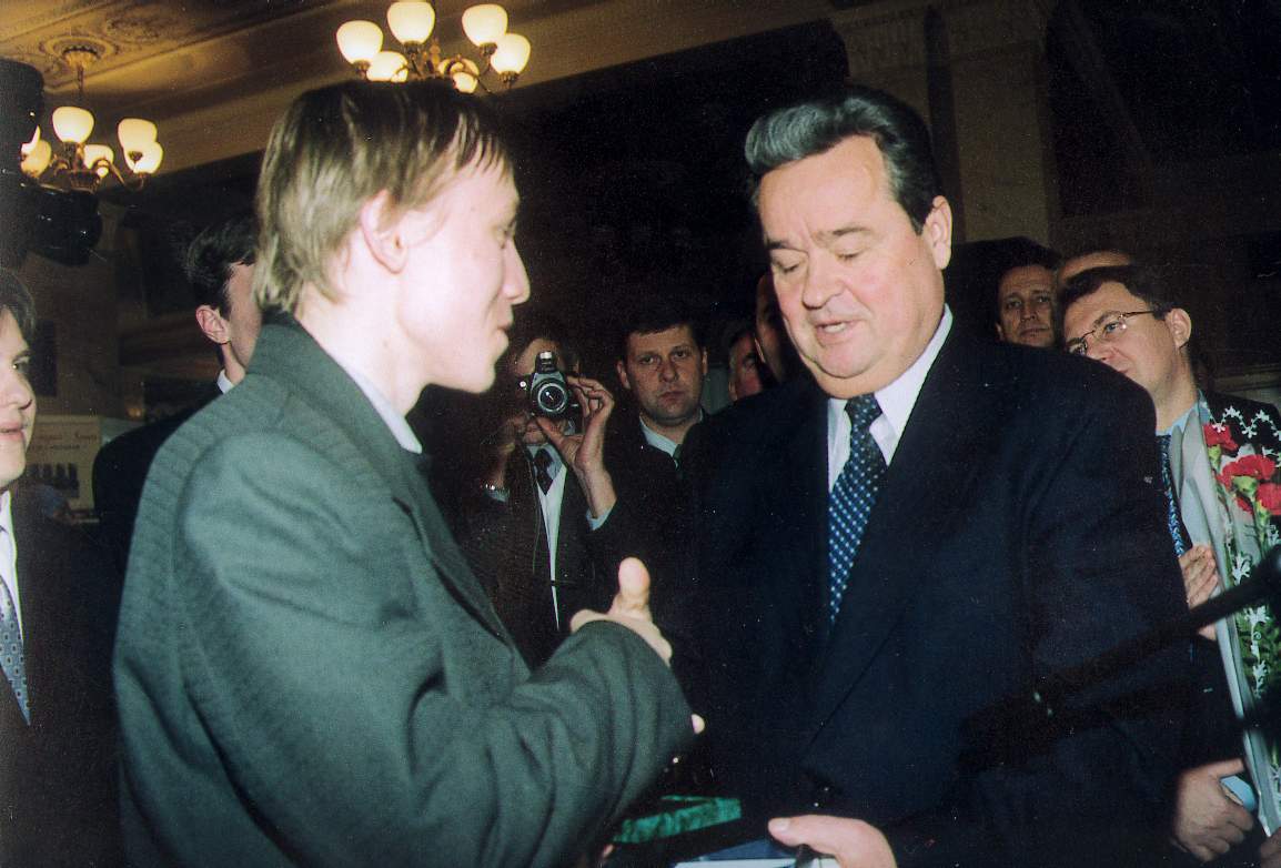 Awards to Ruslan from the Supreme Rada and Ivan Plyushch