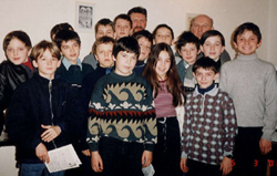 Mikhail Stasiukevich and Intellect Team with their fans