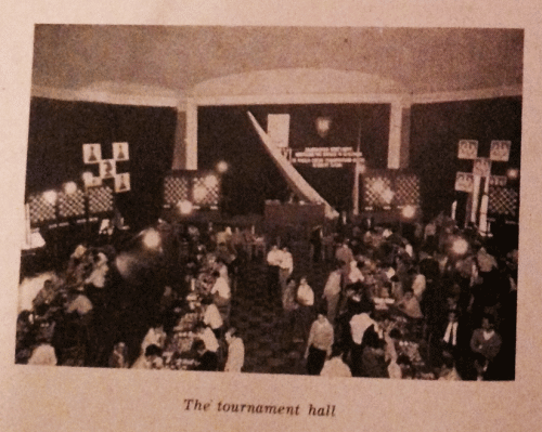 The tournament hall