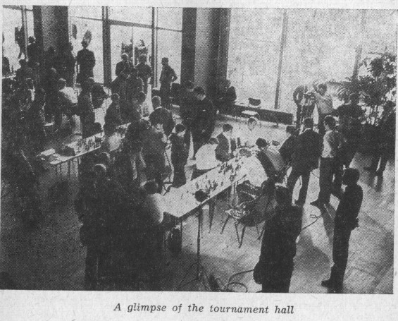 Bird's view at the game hall