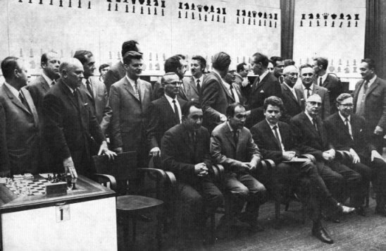 Players before the start of the match