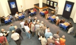 Bird's view at the game hall
