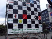 The huge poster on the street