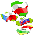 Poland, Czechoslovakia, Hungary